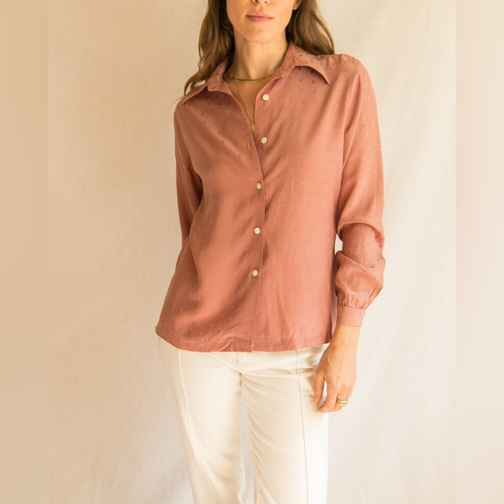 Dusty Rose button up